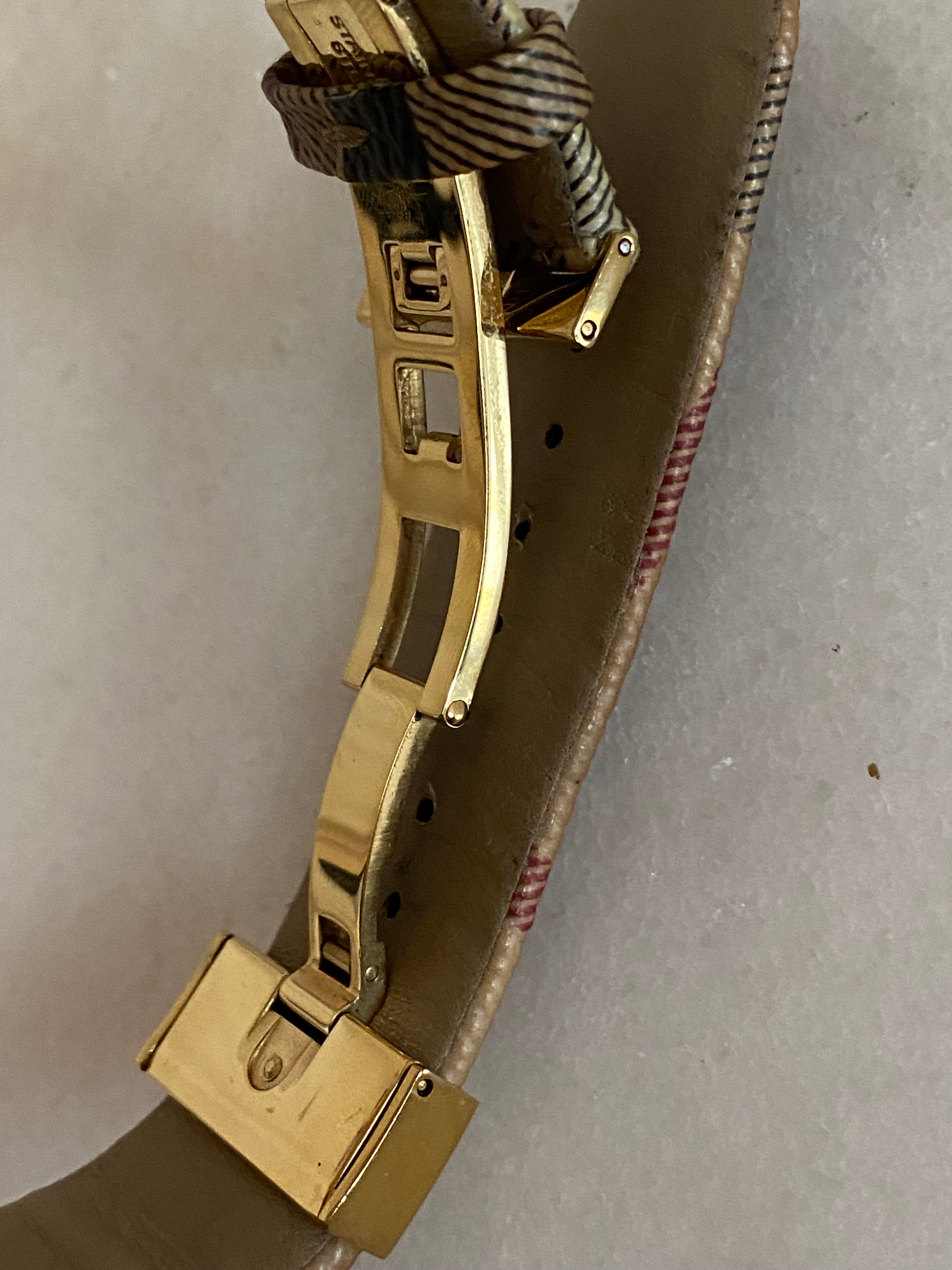 Burberry Gold House Check Watch