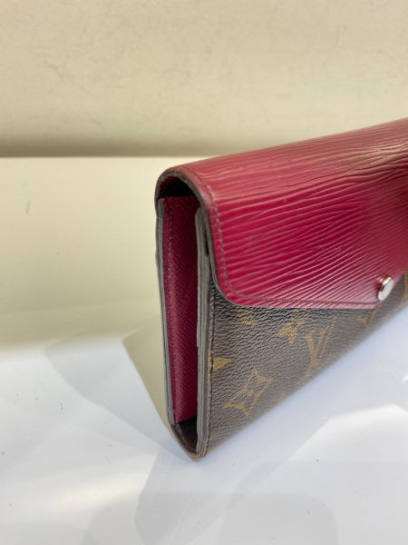 Louis Vuitton Monogram Red Marie-Lou Long Wallet