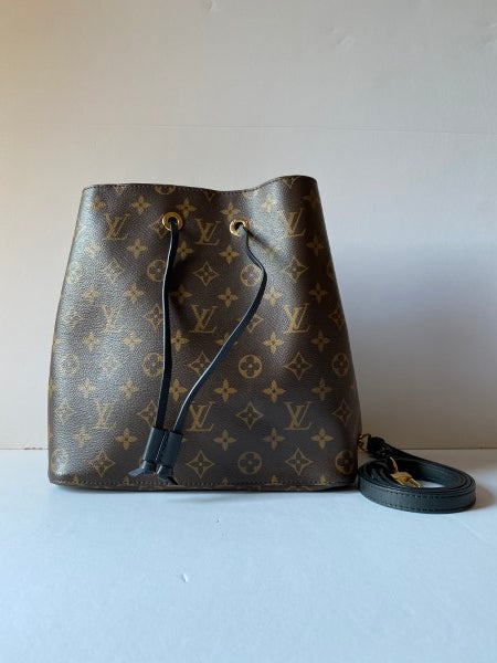 Louis Vuitton Monogram Black Neonoe Bag