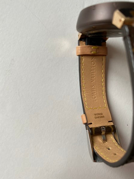 Louis Vuitton 18K Rose Gold  ST.ST Tambour Monogram Watch