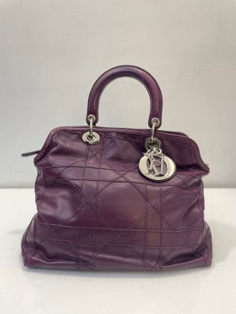 Christian Dior Purple Granville Tote Bag