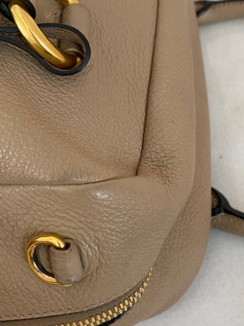 Prada Beige Bauletto Tote Bag