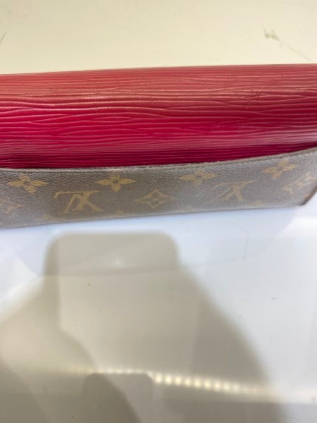 Louis Vuitton Monogram Red Marie-Lou Long Wallet