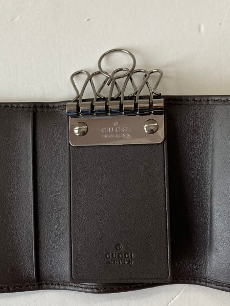 Gucci Bicolor GG Ophidia Key Holder