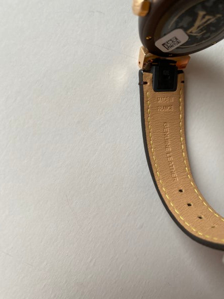 Louis Vuitton 18K Rose Gold  ST.ST Tambour Monogram Watch