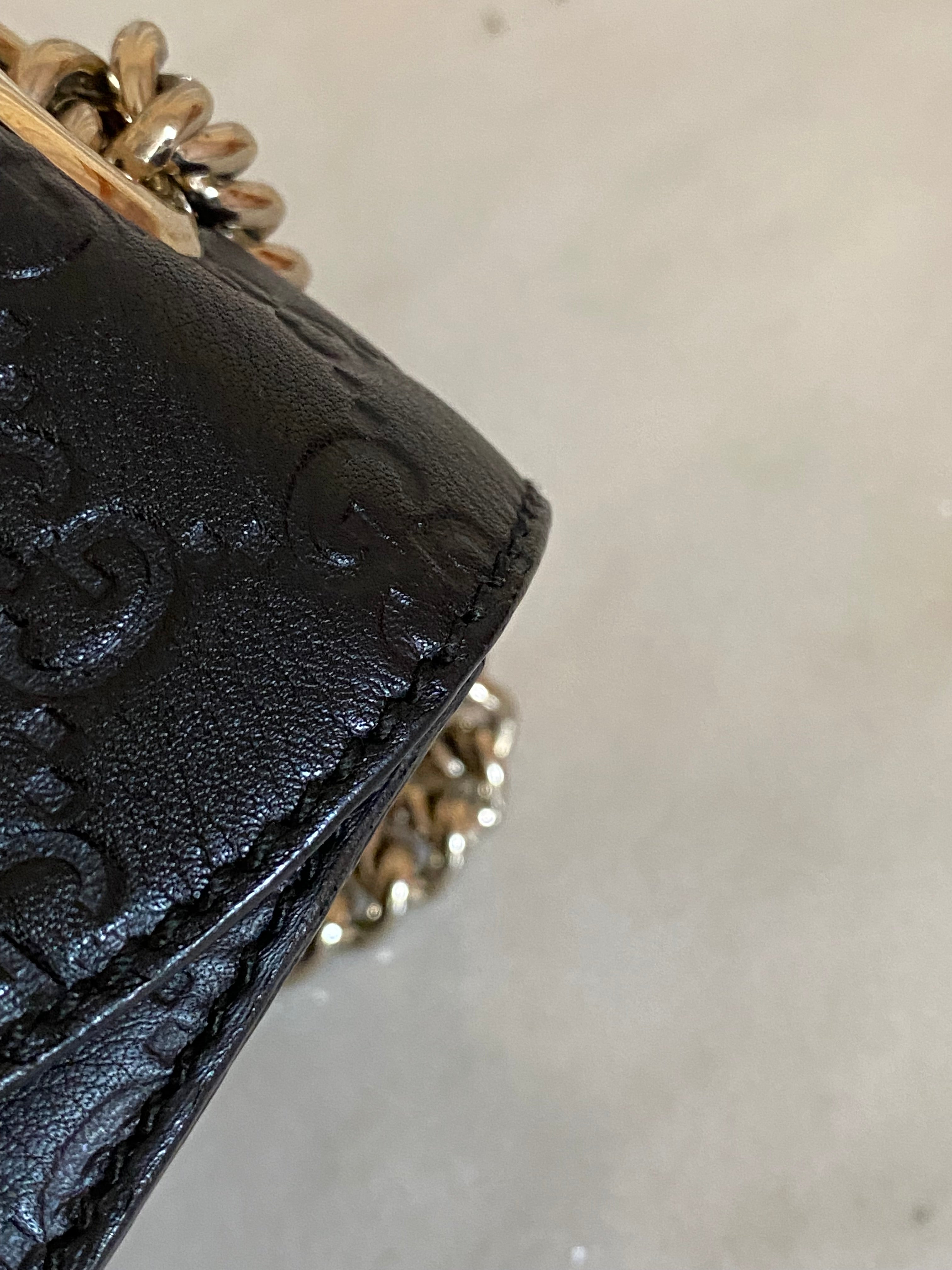 Gucci Black GG Emily Shoulder Bag