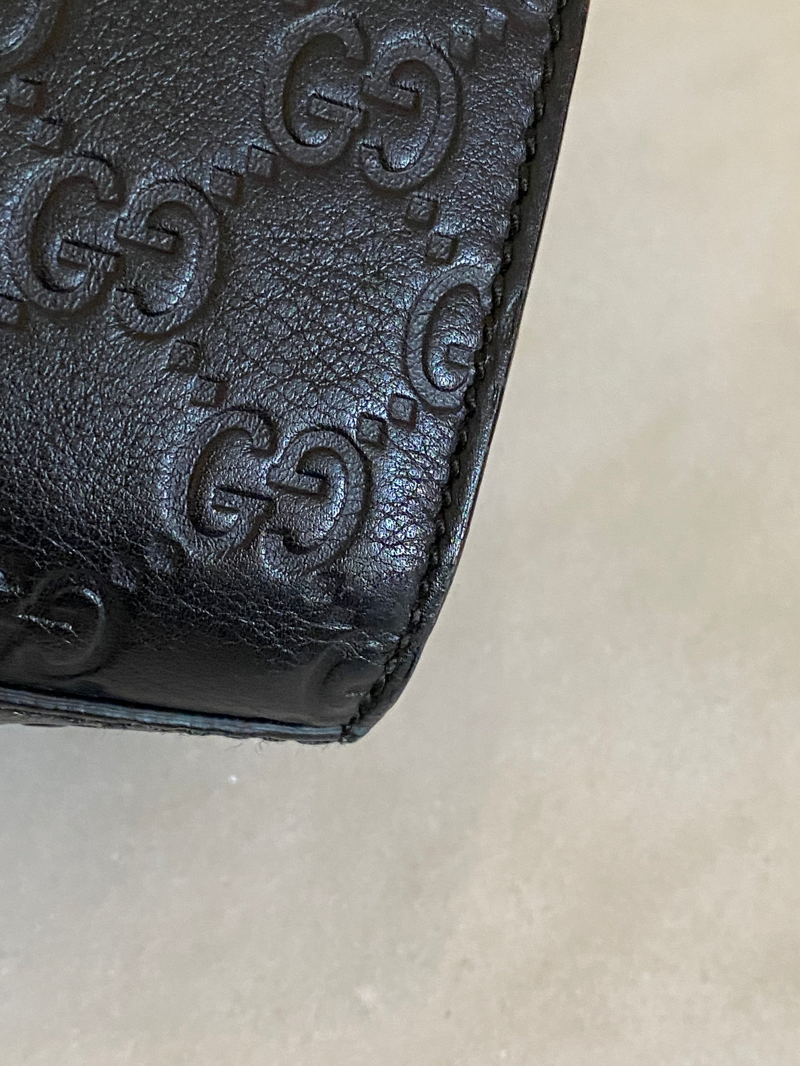 Gucci Black GG Emily Shoulder Bag