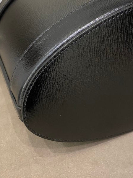 Gucci Black 1955 Horsebit Bucket Bag