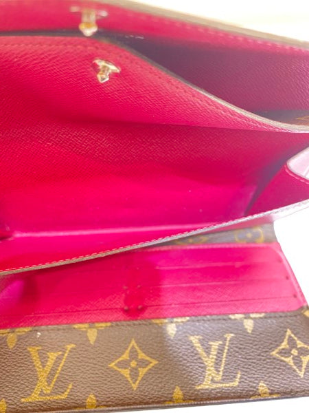 Louis Vuitton Monogram Red Marie-Lou Long Wallet