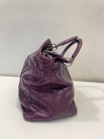 Christian Dior Purple Granville Tote Bag