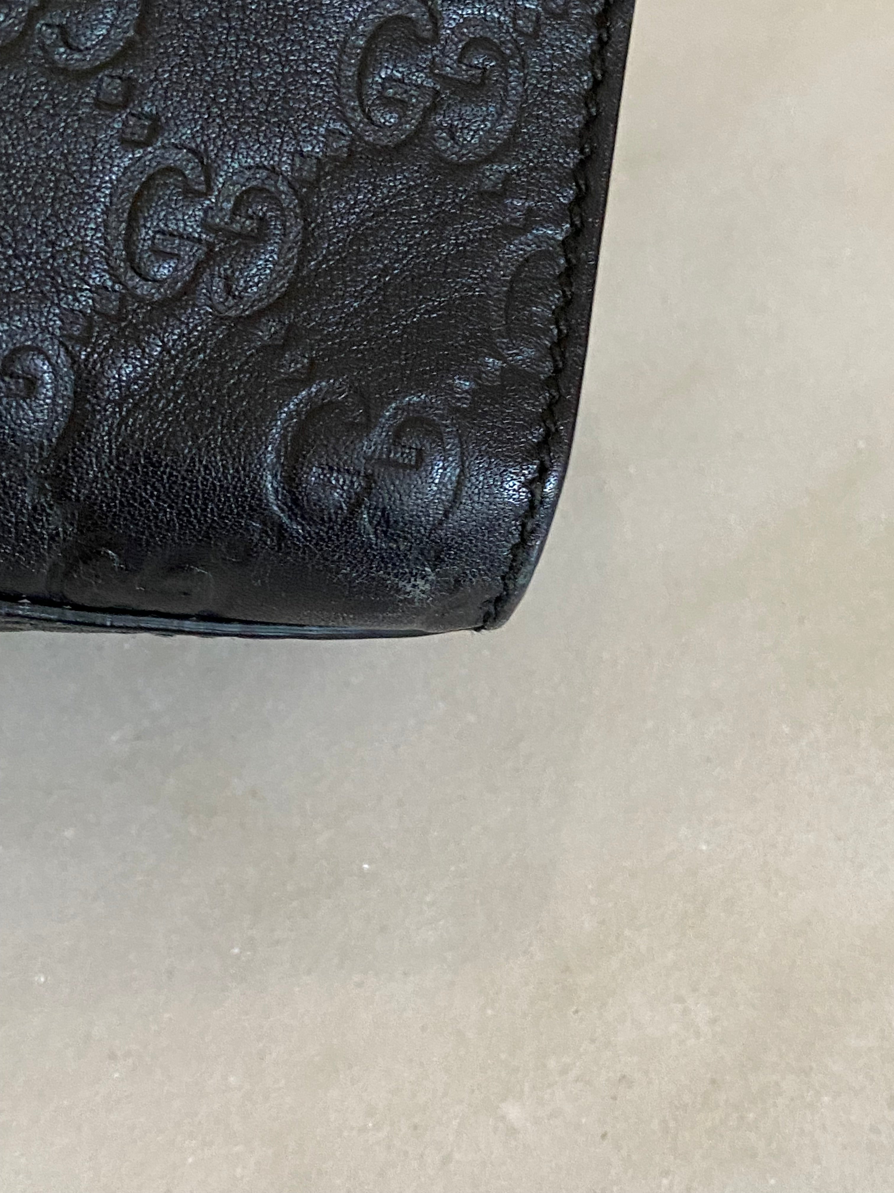 Gucci Black GG Emily Shoulder Bag