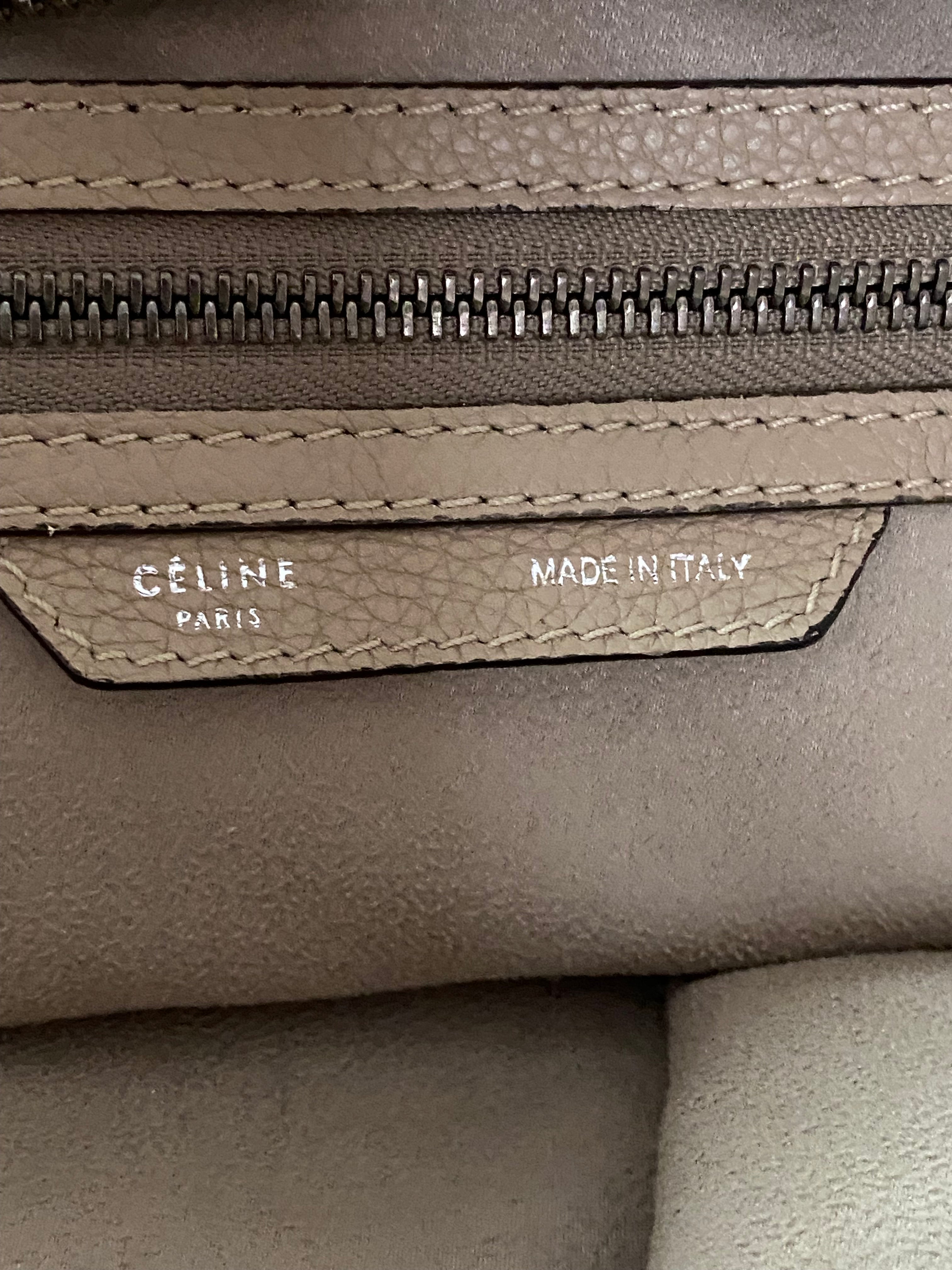 Celine Beige Medium Luggage Bag