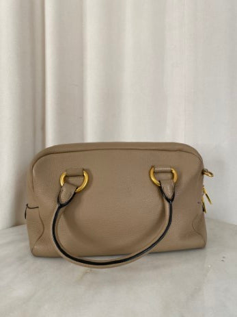 Prada Beige Bauletto Tote Bag