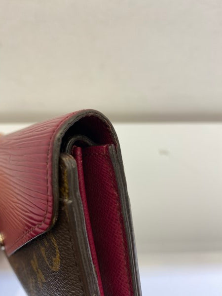 Louis Vuitton Monogram Red Marie-Lou Long Wallet