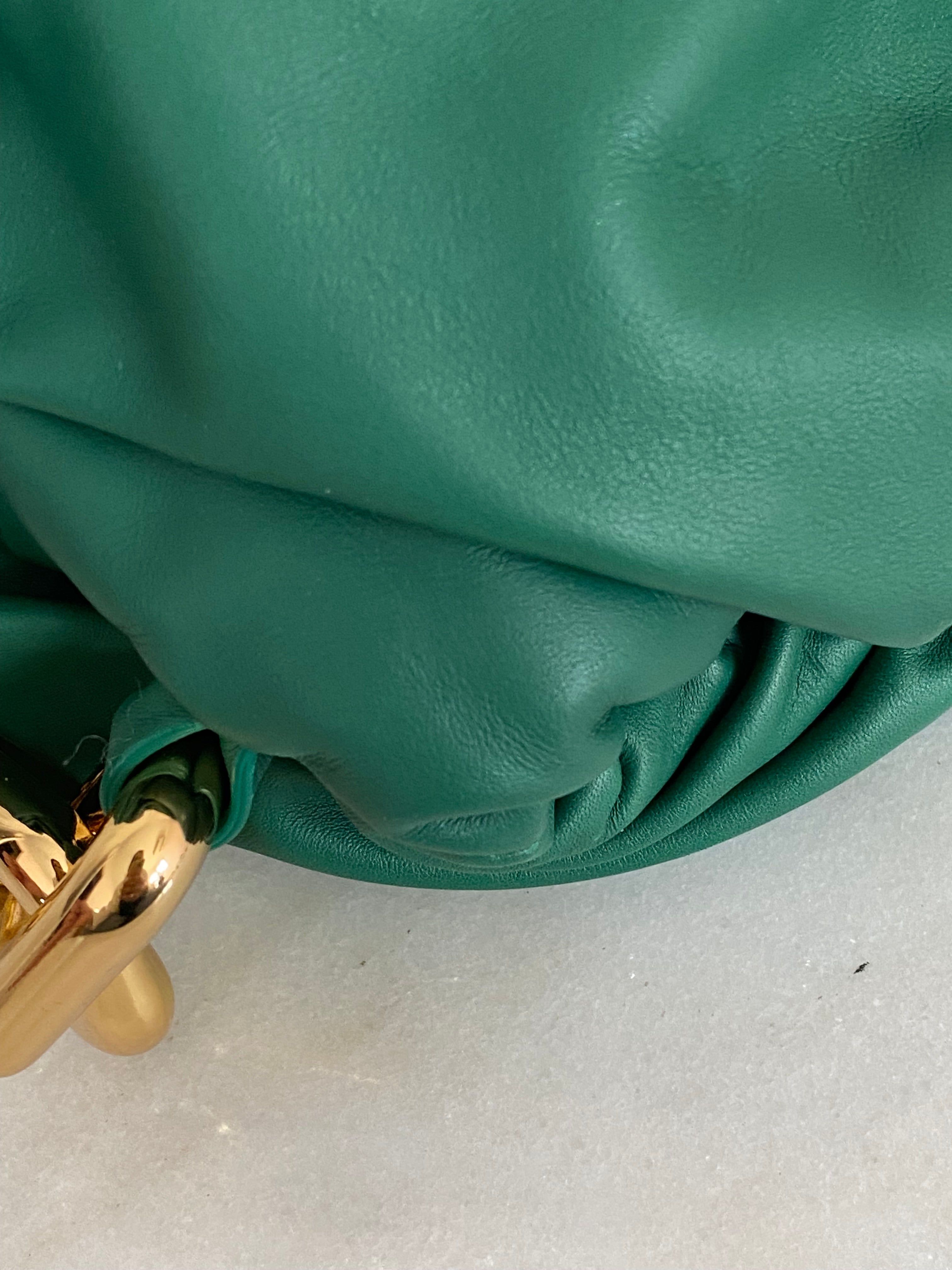 Bottega Veneta Green Pouch Chain