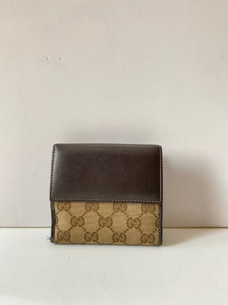 Gucci Bicolor GG Print Small Wallet