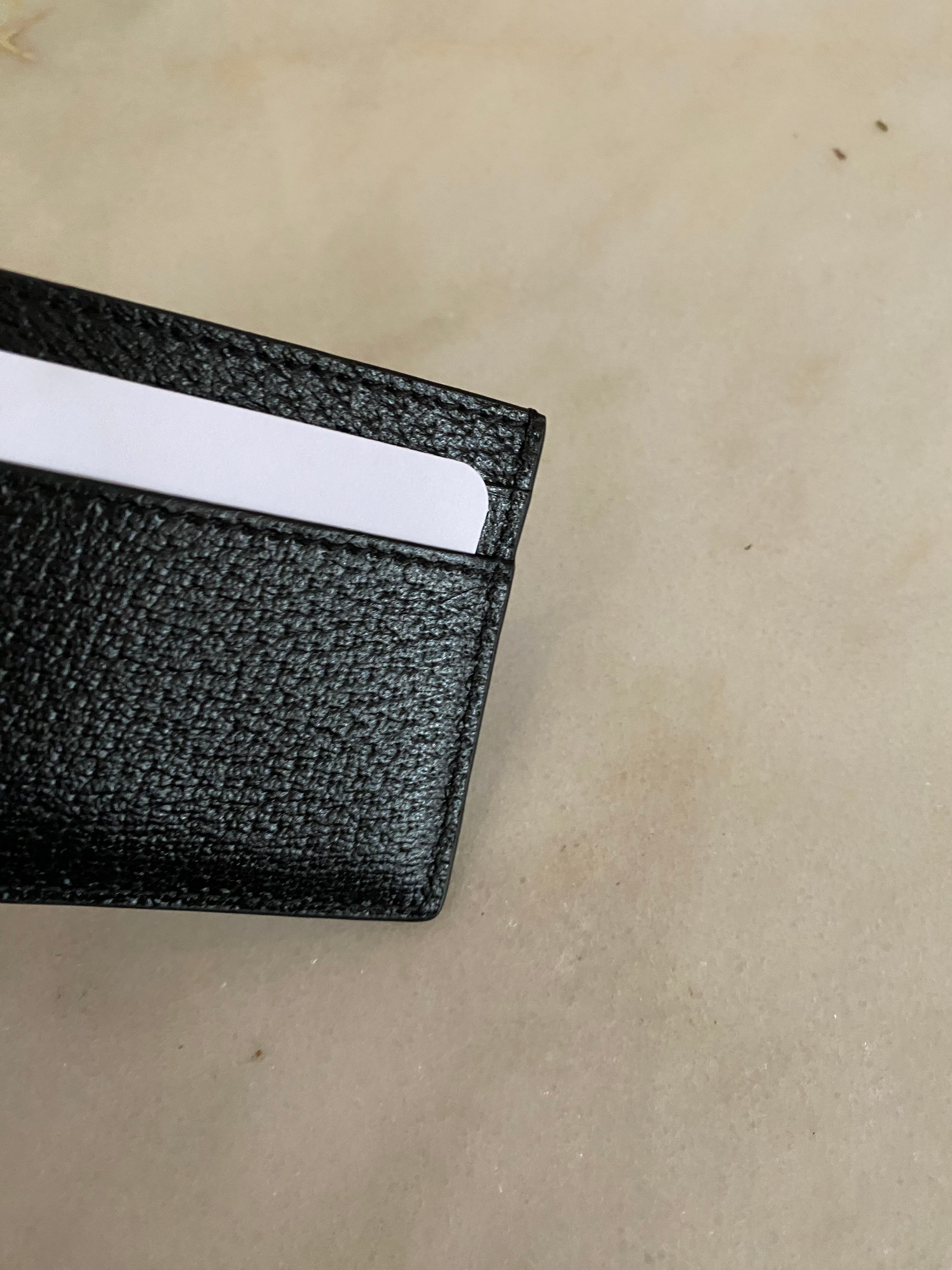 Gucci Black Horsebit Card Holder