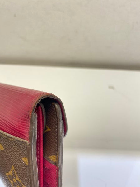 Louis Vuitton Monogram Red Marie-Lou Long Wallet