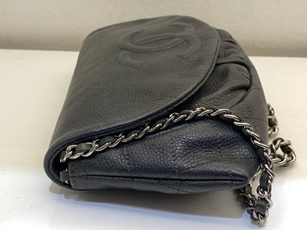 Chanel Navy Blue Half Moon WOC