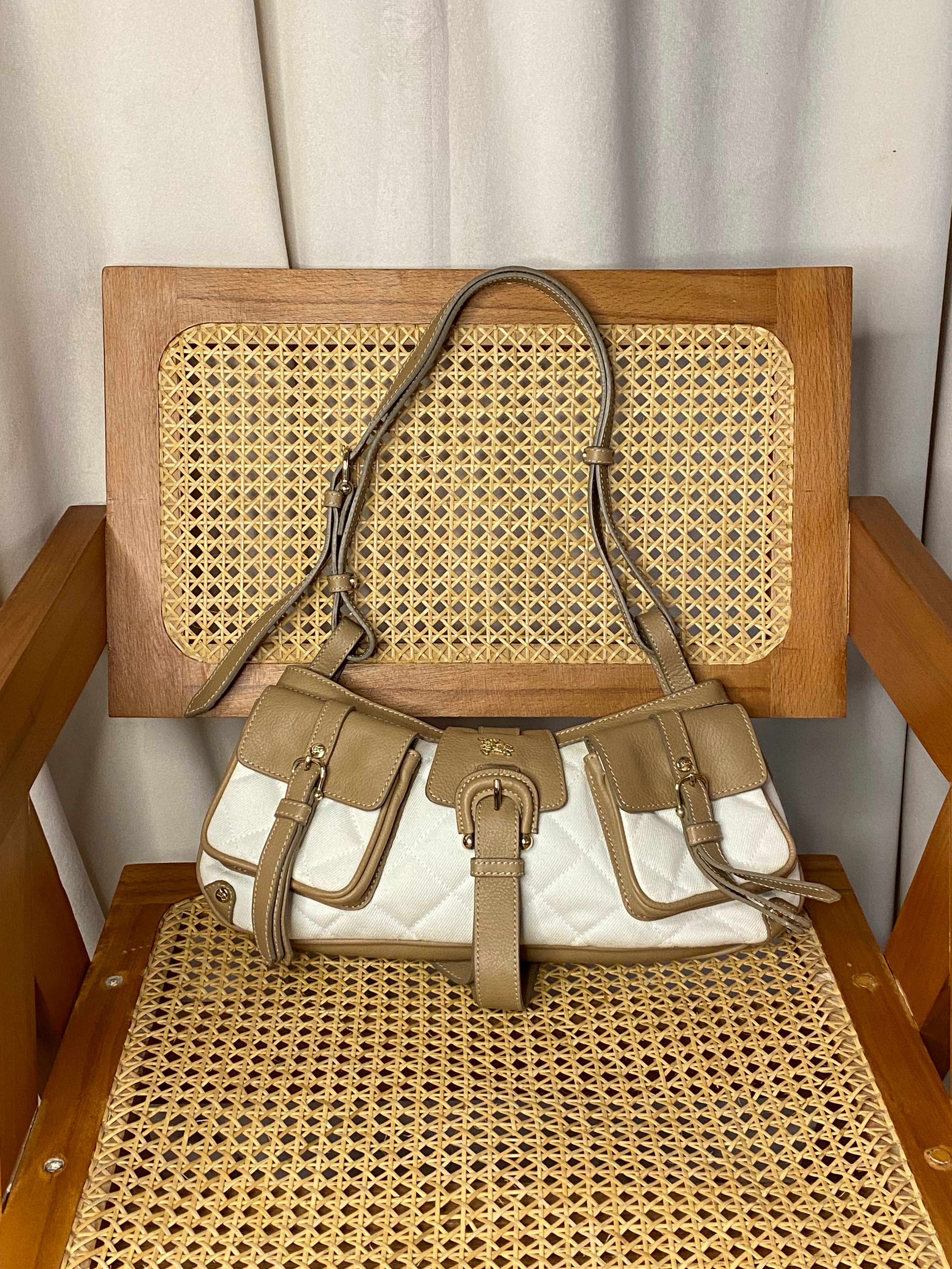 Burberry Bicolor Shoulder Bag