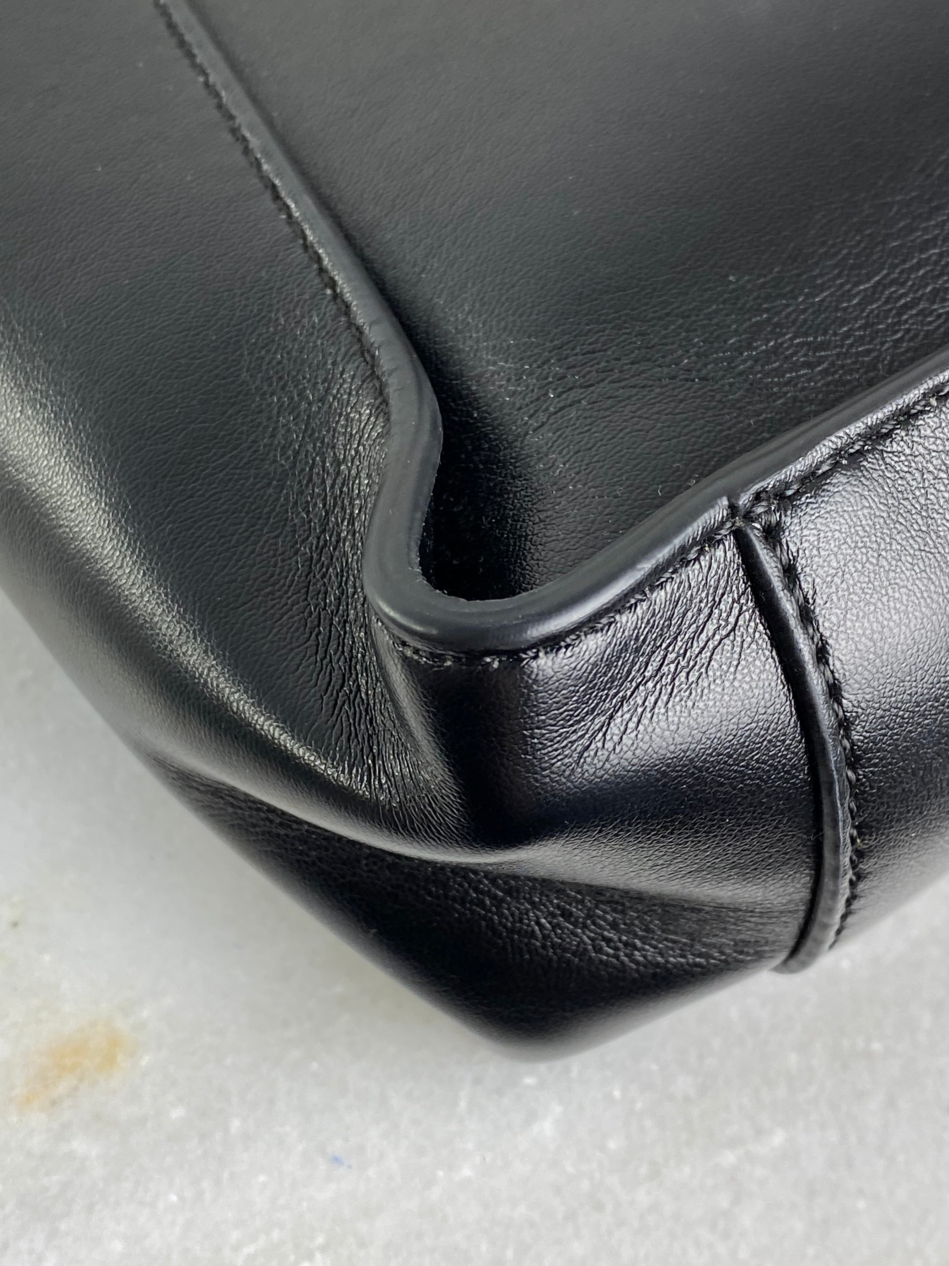 Stella Mccartney Black Logo Crossbody Bag