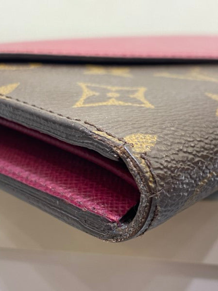 Louis Vuitton Monogram Red Marie-Lou Long Wallet