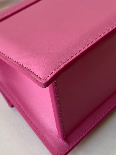 Jacquemus Pink Le Chiquito Noeud Les Classiques Top Handle Bag