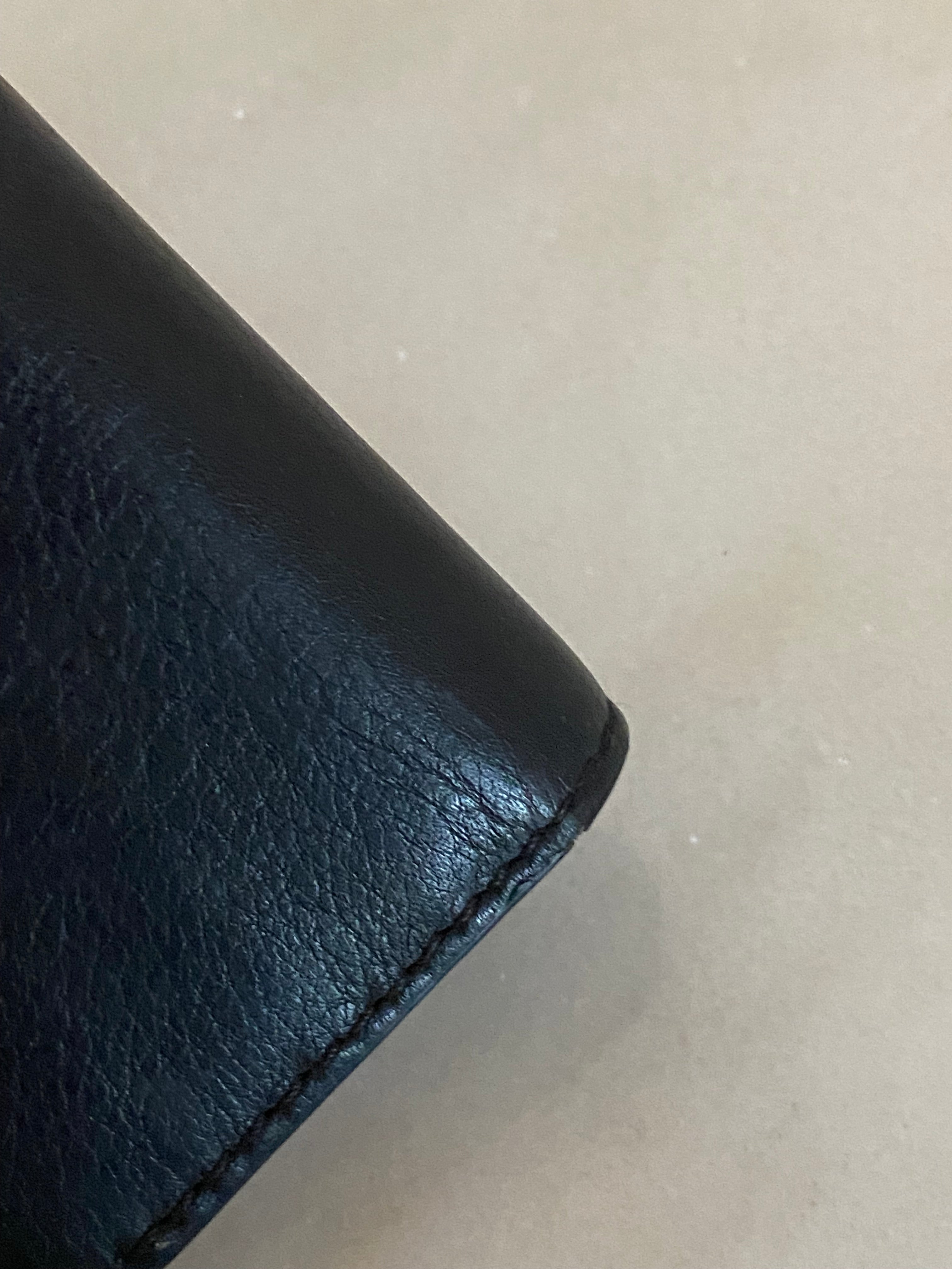 Burberry House Check Black Long Wallet