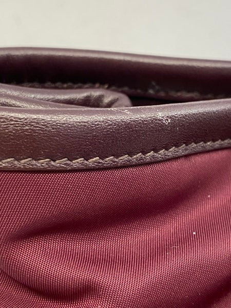 Prada Burgundy Waterproof Tote Bag