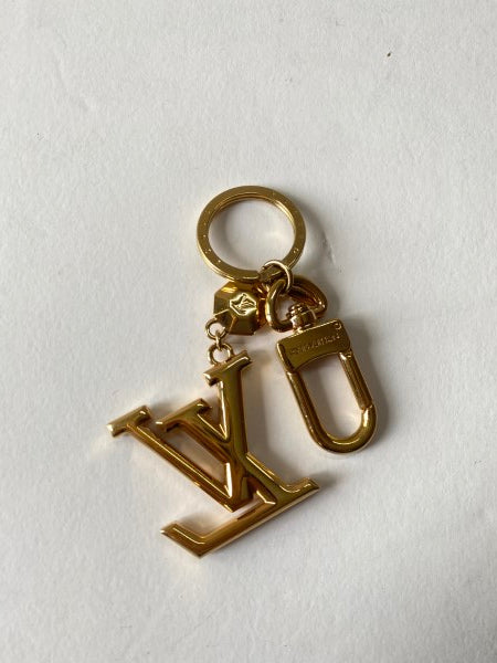 Louis Vuitton Gold Logo Bag Charm