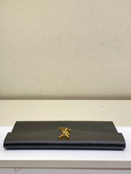 YSL Black Uptown Pouch