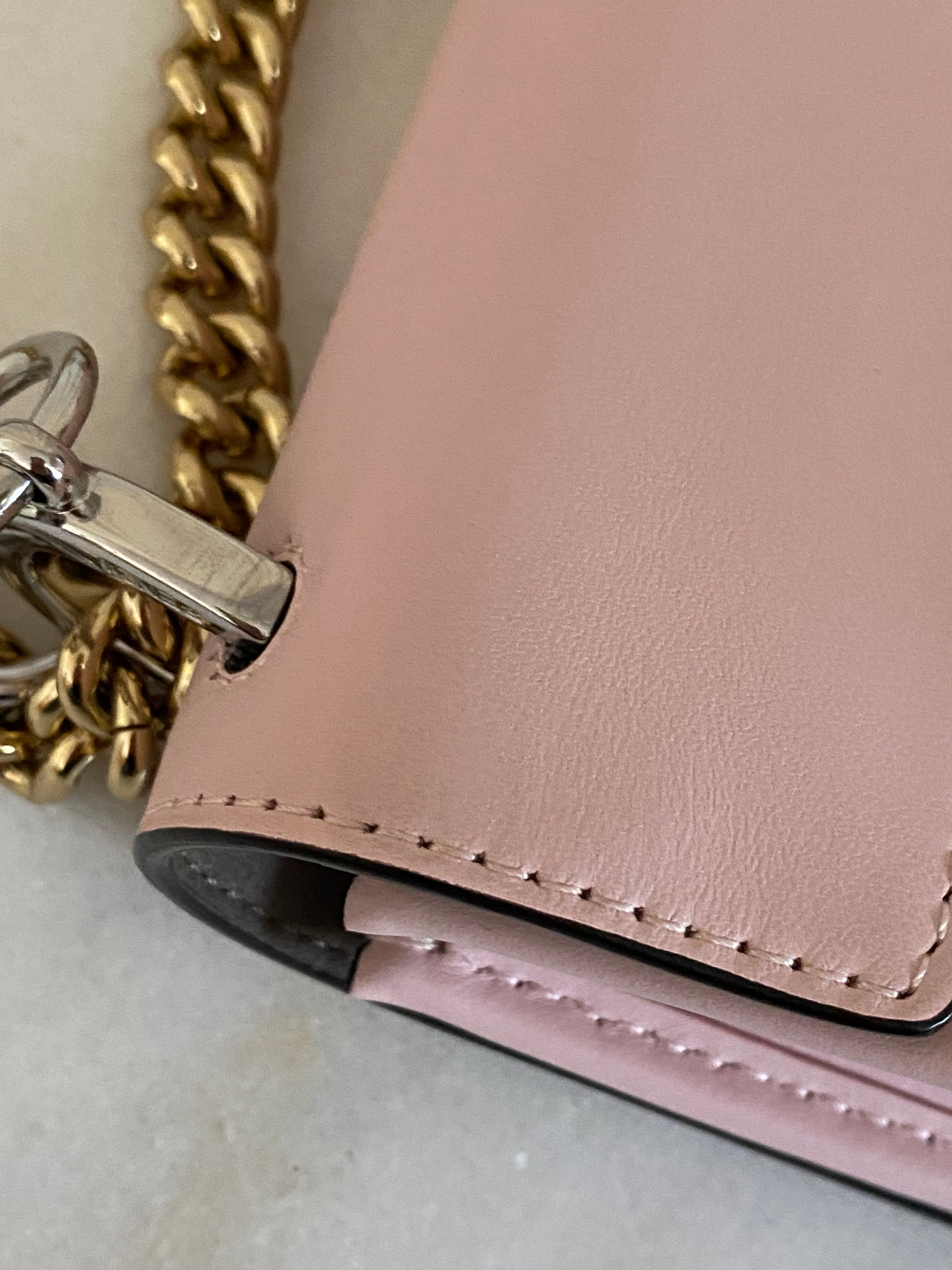 Fendi Pink Kan I F Logo Shoulder Bag