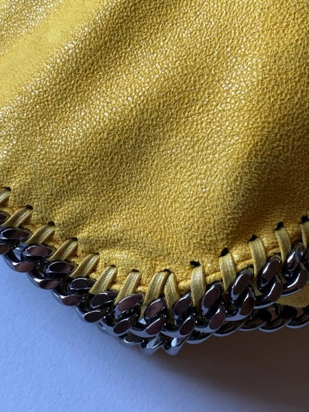 Stella Mccartney Yellow Falabella Tote Bag