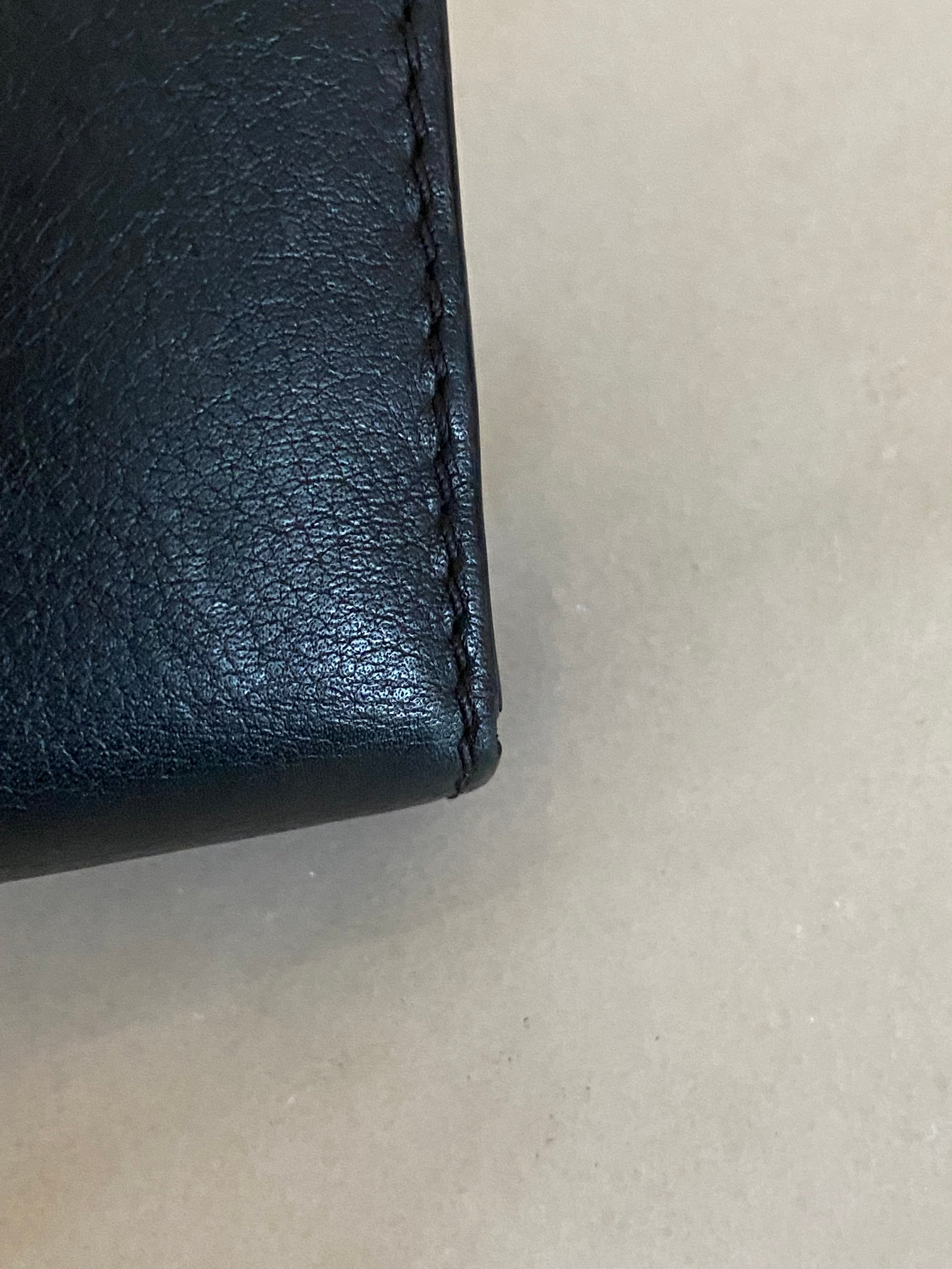 Burberry House Check Black Long Wallet