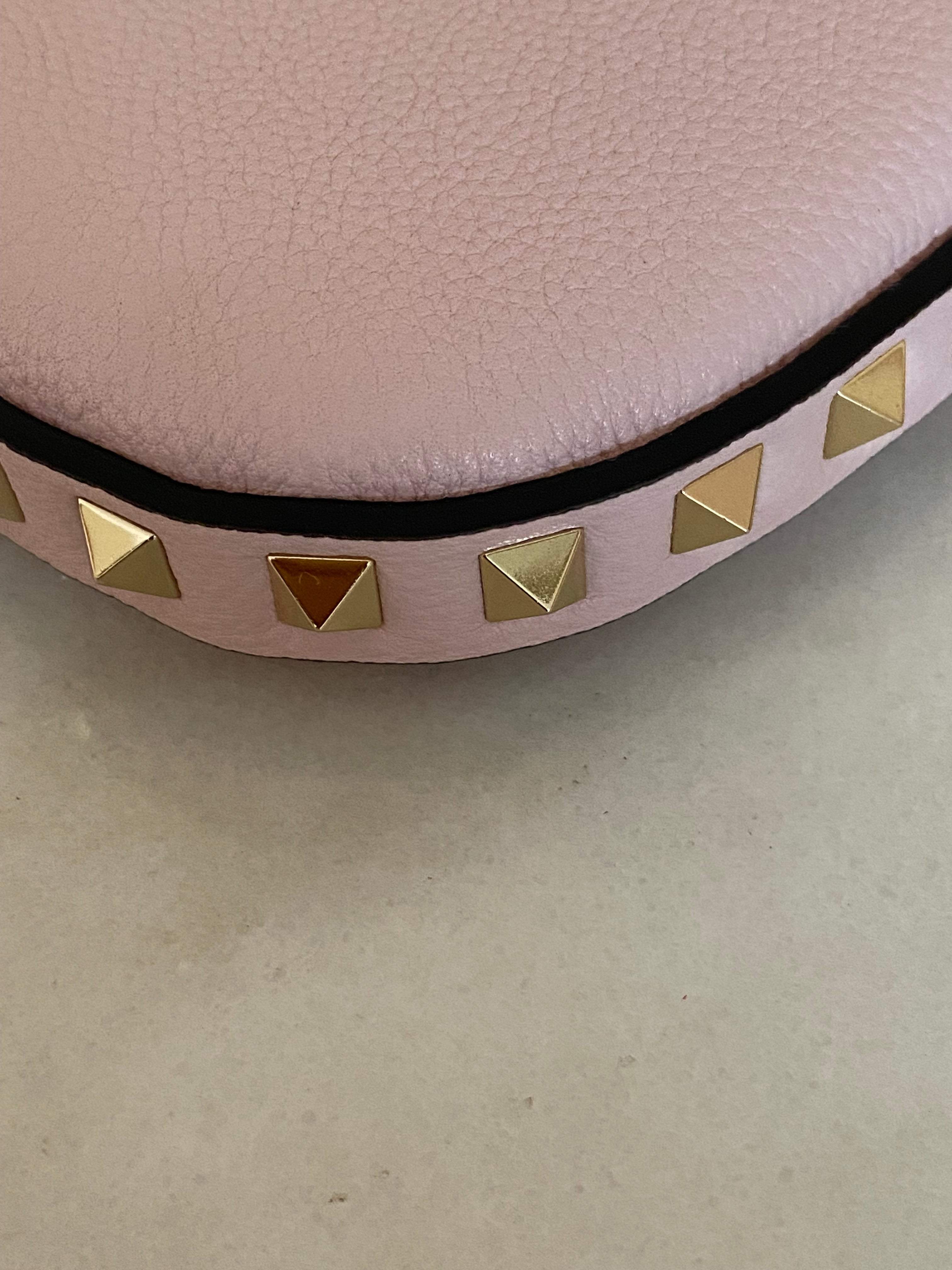 Valentino Pink Rockstud Mini Shoulder Bag