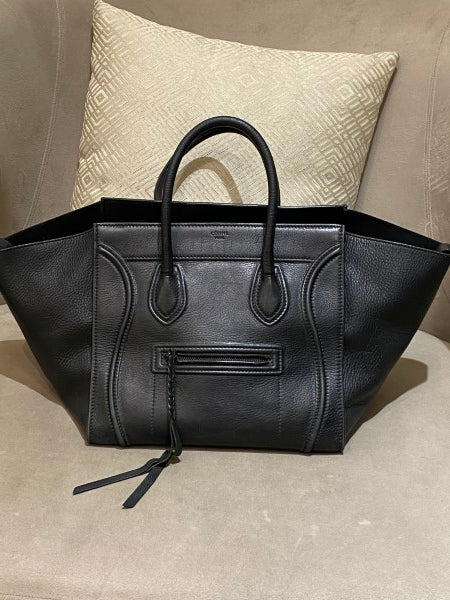 Celine Black Phantom Medium Bag