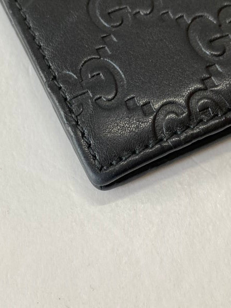 Gucci Black GG Print Passport Cover