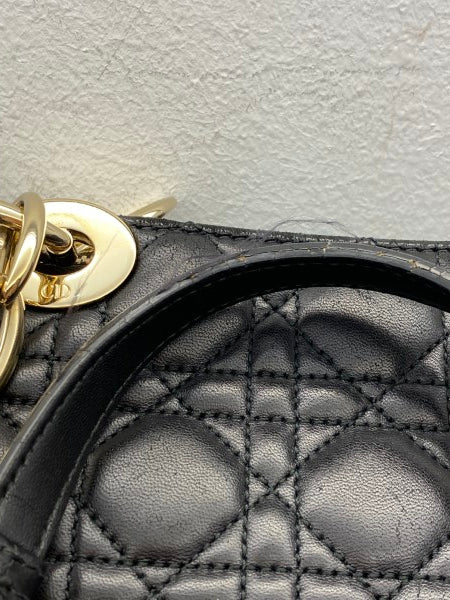 Christian Dior Black Soft Shopping Bag