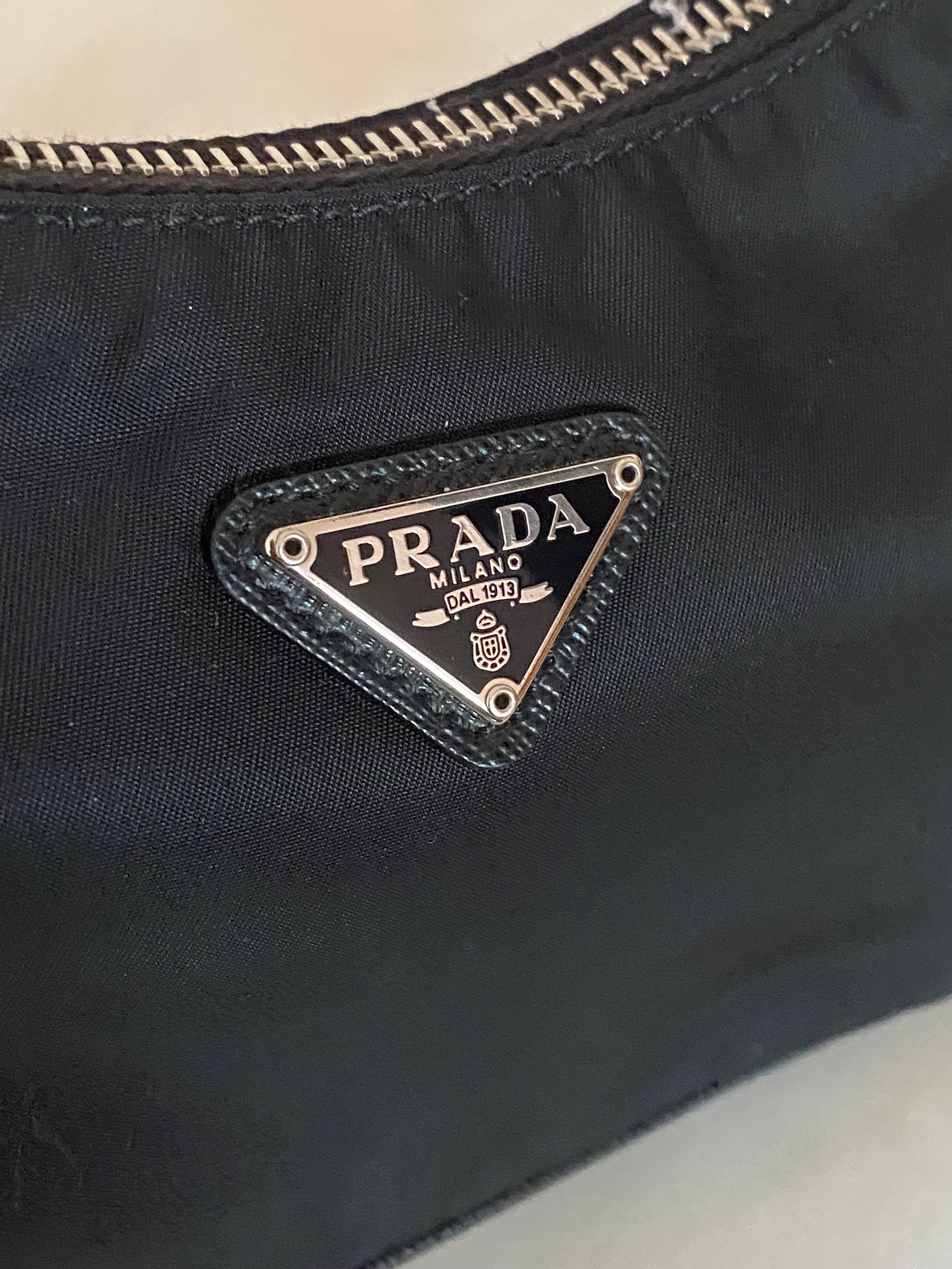 Prada Black Nylon Re-Edition 2005 Bag