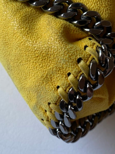 Stella Mccartney Yellow Falabella Tote Bag