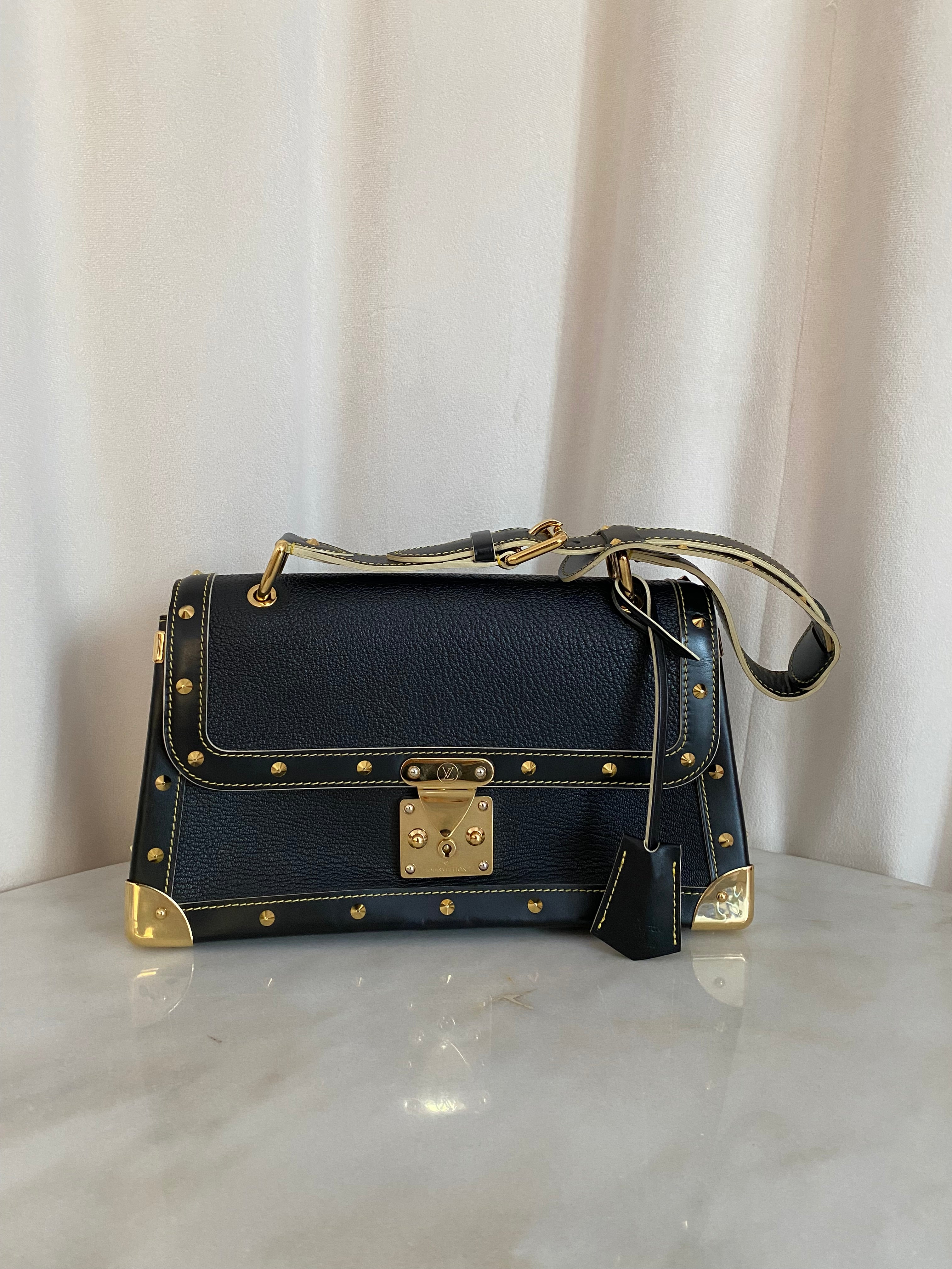 Louis Vuitton Black Suhali Le Talentueux Bag