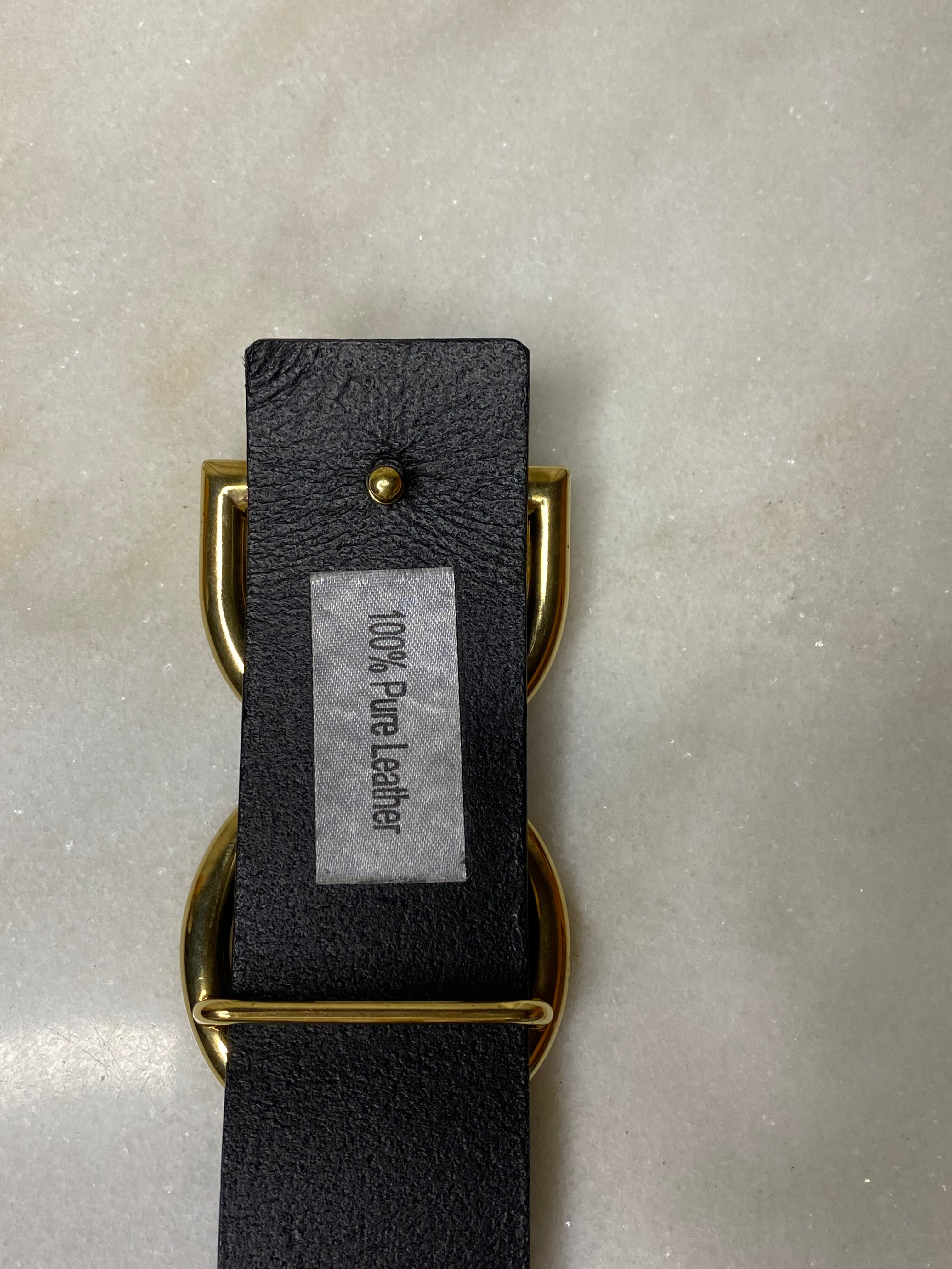 Dolce & Gabbana Black DG Belt