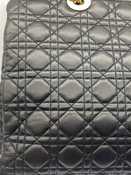 Christian Dior Black Soft Shopping Bag