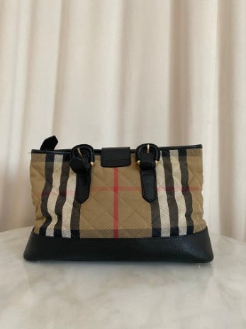 Burberry Black House Check Bag