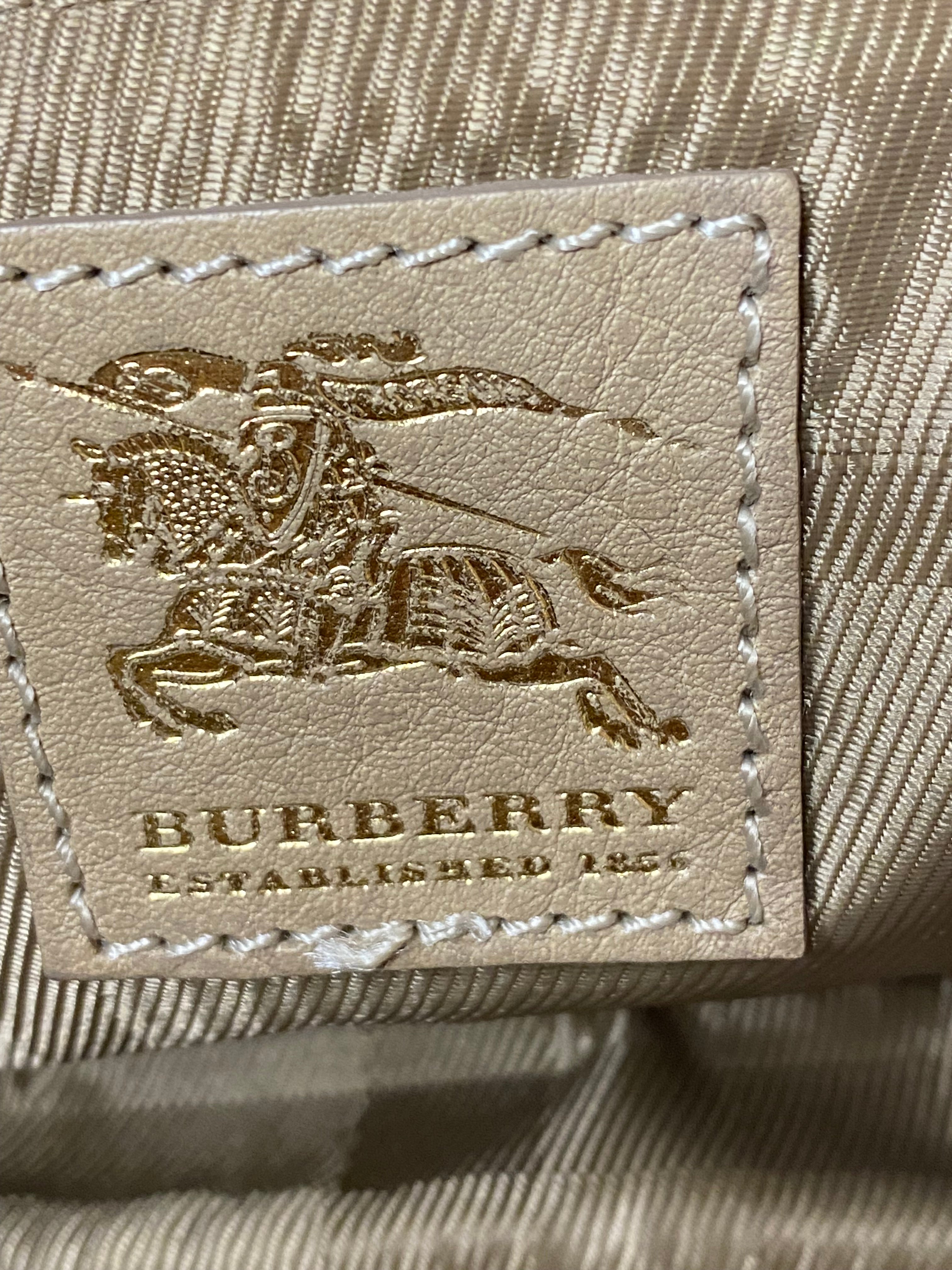 Burberry Bicolor Shoulder Bag