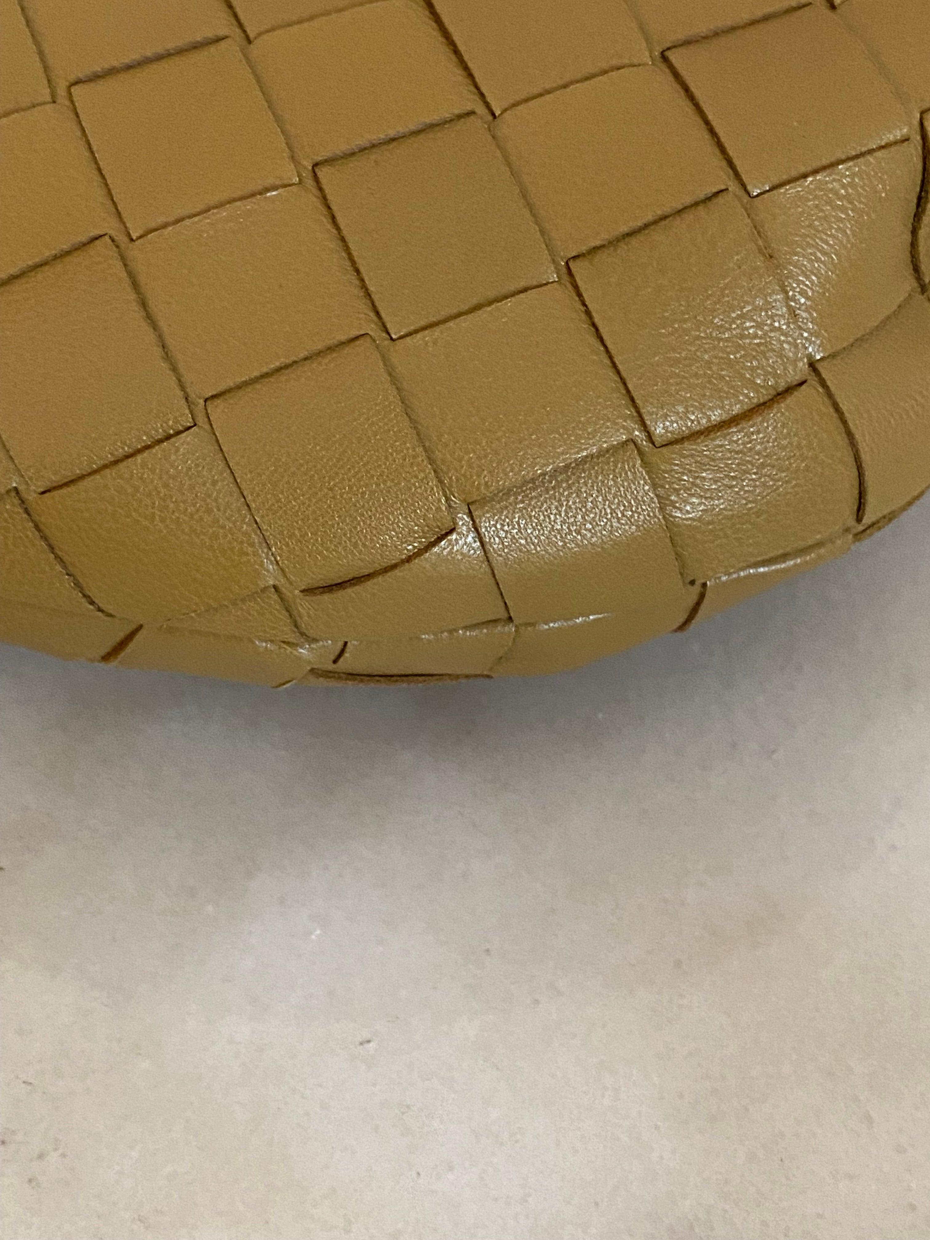 Bottega Veneta Dark Praline Mini Jodie Bag