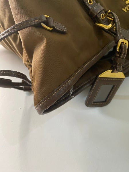 Prada Brown Waterproof Shoulder Bag