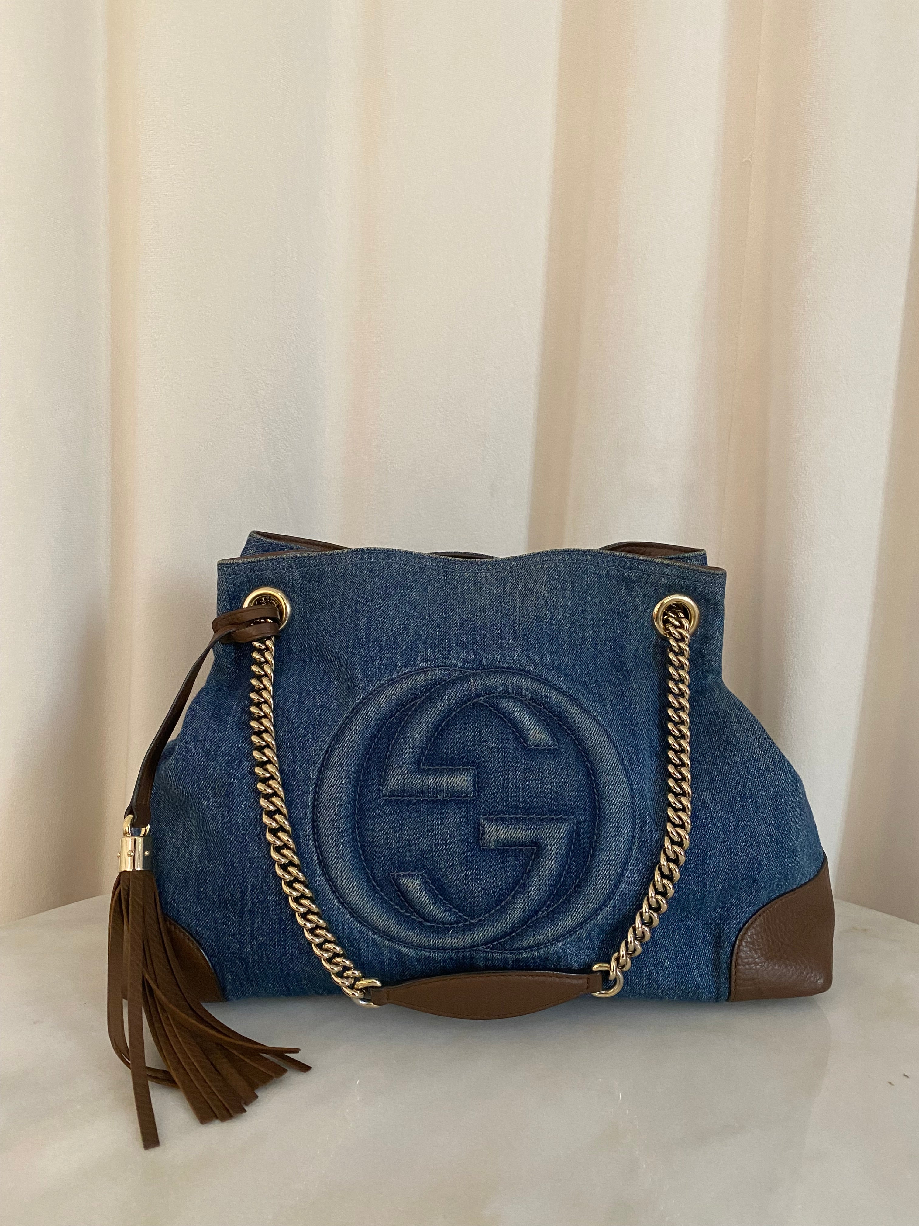 Gucci Bicolor Soho Shoulder Bag