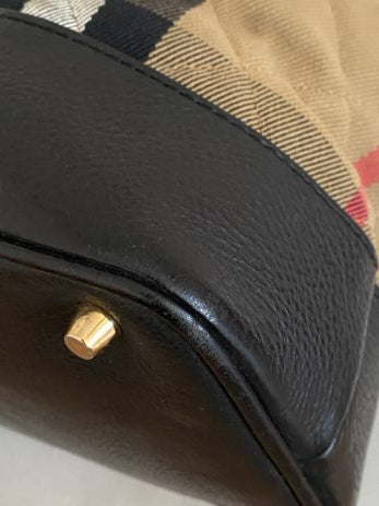 Burberry Black House Check Bag