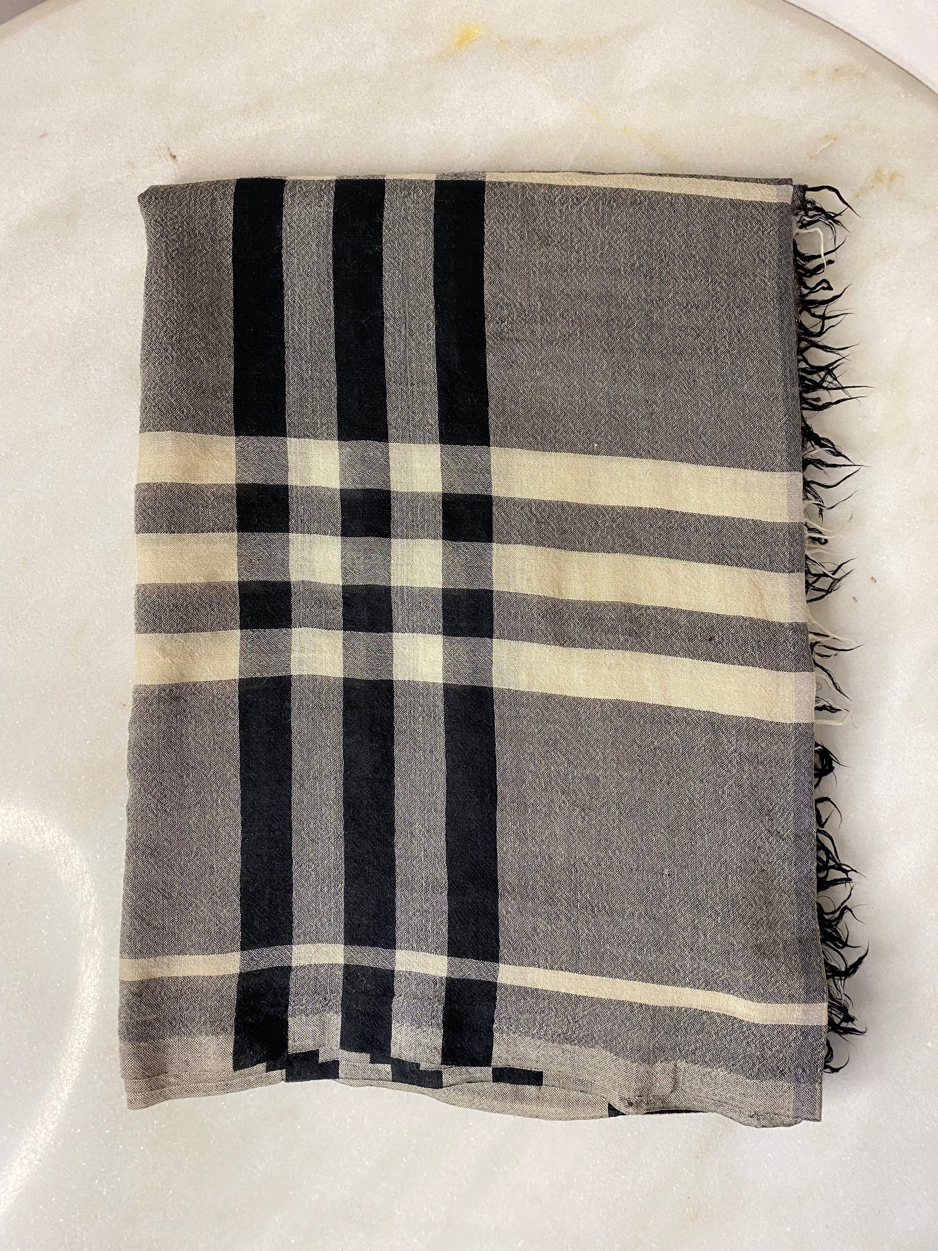 Burberry Tricolor Long Scarf